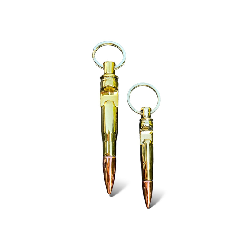 Kit 2 Chaveiros Munição | Com abridor de garrafa