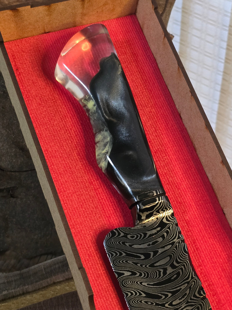 Faca Damasco Cabo Fosforescente