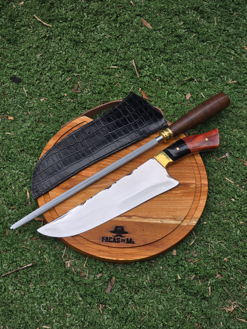 Kit Churrasco com Tábua Redonda