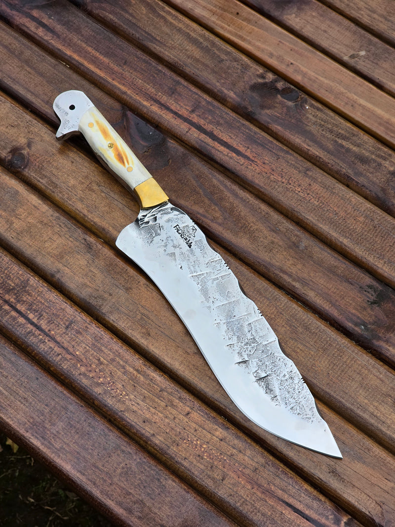Facão Forjado Inox - Chifre de Cervo