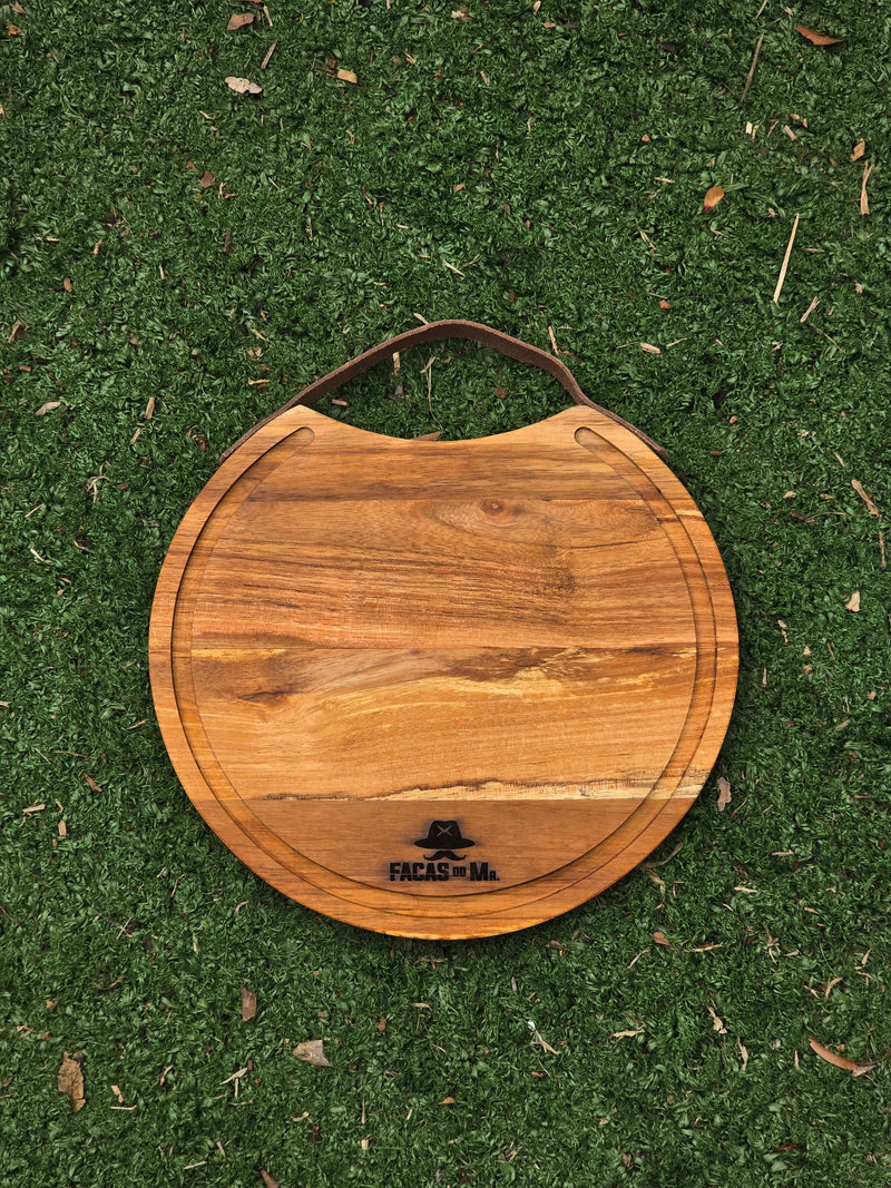 Tabua com Alça em Couro