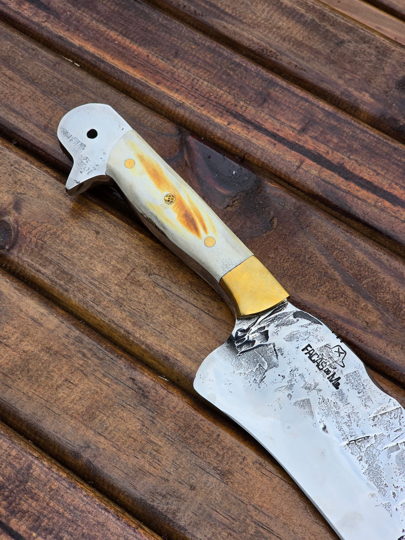 Facão Forjado Inox - Chifre de Cervo